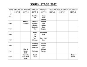 South Stage Entertainment